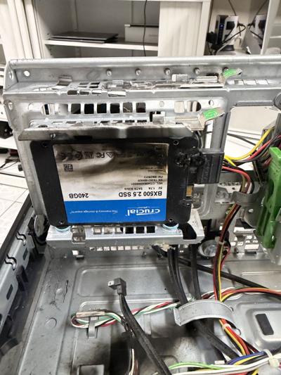 Replacing a solid-state drive inside a desktop PC